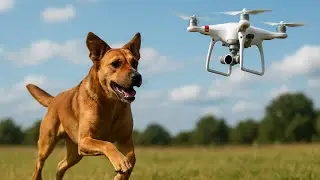 Drone Vs Dog Prank 2026 ( funny reaction)