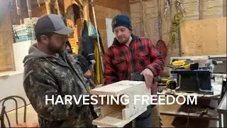 Making marten boxes 