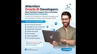 How to run an SQL with a bind variable against Oracle Cloud using CloudSQL?