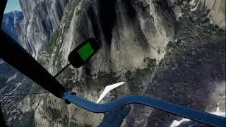 Virtual Reality Hang Gliding from Glacier Point in Yosemite