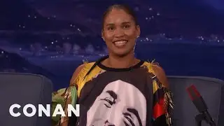 Joy Bryant Lost Her Virginity Across From Her Honorary Street Sign In The Bronx | CONAN on TBS