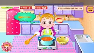 Baby Hazel in Kitchen