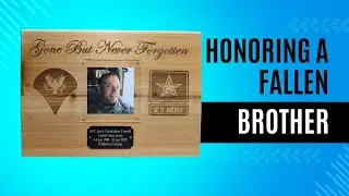 Woodworking to Honor a Fallen Brother: Handcrafted Memorial Plaque