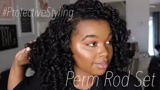 #ProtectiveStyling - Quick & BOMB Perm Rod Set using Curly Clip-In's | EyeCUGorgeous