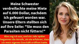 Meine Schwester verdreifachte meine Miete auf 6 000 Dollar, nachdem ich gefeuert worden war