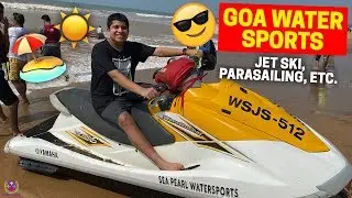 JET SKI AND PARASAILING IN GOA !! 😍🔥