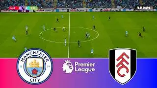 Manchester City vs Fulham - Premier League 2025/26 / Full Match All Goals / PES 21 Gameplay