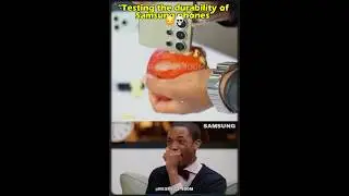 Testing the durability of Samsung phones #iPhones #trending  #short_feed #￼iPhone16 #camera_test ￼