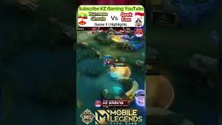 M5 Burmese Ghouls Vs Geek Fam [ Game 1 | Highlights ] #mlbbm5 #mlbbmyanmar  #mlbbkzgaming #mlbb #m5