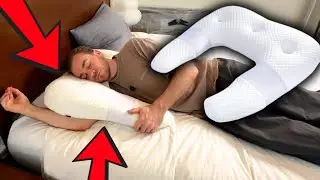 SAHEYER U-Shaped Side Sleeper Pillow Review &ndash; Memory Foam Body Pillow with Arm & Ear Design