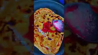 Paratha with jam#shorts#shortsfeed #shortvideo#ytshorts #youtubeshorts#youtube #viral#like#share