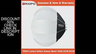 TRIOPO Lantern Softbox Light Modifier 55/65/85cm Quick Release for Sokani X100 COLBOR Godox Aputure