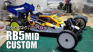 Kyosho RB5 Mid-Motor Custom Buggy Project (2021 Track Test)