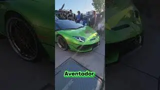 Cars & Coffee Lamborghini Lineup