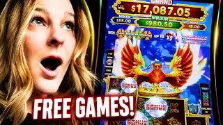 HOLY COW 48 Free games bonus on Golden Phoenix 🎰 # slots #vegas #bonuses