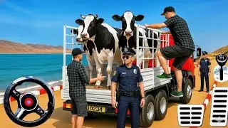 Farm Animal Truck Transport Simulator - Real Zoo Transporter Truck Driving - Android GamePlay