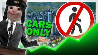 Banning Walking in Cities Skylines was the Best Idea!