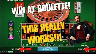 An Amazing Betting Strategy WITH A FULL GUARANTEE TO WIN AT ROULETTE! THIS WORKS!!!