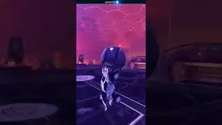I got the new bundle with dissolver decal. First attempt shot 🤣🔥 #rocketleague