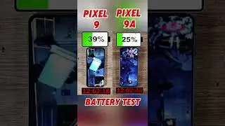 Pixel 9 vs Pixel 9a &ndash; Battery Life Face-Off!⚡ Who Lasts Longer?🔋#shorts #viralvideo