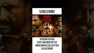 Vikram vedha first day box office collection #shorts #vikramvedha