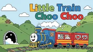 Little Train Choo Choo 🚆🎶 | Fun Train Song for Kids | Happy Tale & Tune