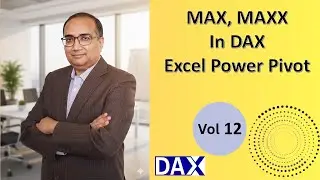 Max In DAX in Excel Power Pivot