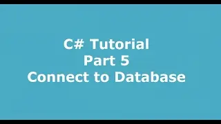 C# Tutorial Part 5 || Connect to MS Access Database (Bangla, Bengali)