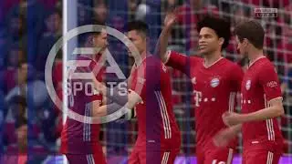 Robert Lewandowski and Leroy Sane Insane Goals FIFA 21