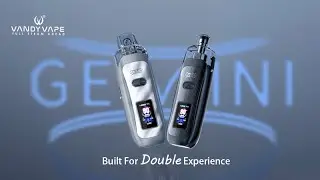 VandyVape Gemini Pod Kit | The World's 1st Twin-Core Dual Mesh Coils!