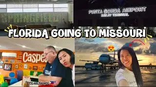 FIRST TIME FLYING PUNTA GORDA AIRPORT GOING TO SPRINGFIELD MISSOURI 🇺🇸✨