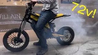 Создание суперзлодея! Злодей на Heybike с двигателем 72 В