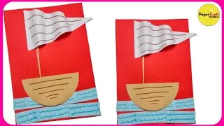 Paper Boat Making - Boat With Flag - Paper Craft With Surbhi