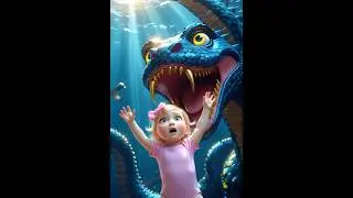Little Girl Trapped with a Giant Snake &ndash; Her Teddy Bear Jumps In to Save Her!