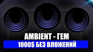 AMBIENT - AIRDROP ОТ EARLY ПРОЕКТА БЕЗ ВЛОЖЕНИЙ! ЛУЧШИЙ ДРОП 2026