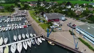 Hafen Strande, Germany 2019.07 aerial video