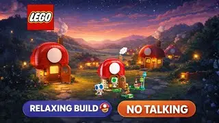 LEGO Super Mario Party at Toad&rsquo;s House 🍄 | Relaxing Build Timelapse No Talking
