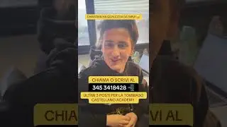 ULTIMI 3 POSTI PER LA TOMMASO CASTELLANO ACADEMY