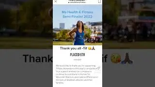 Ms Health & Fitness 2022 Semifinalist
