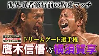 脇腹負傷の横須賀享に容赦ない攻撃‼鷹木信悟が若手時代の借りを10倍返しする気迫の戦い《2008/10/10》ドラゴンゲート バトルライブラリー#59