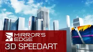 Mirror's Edge 3D City Buildings - Speed Modelling Autodesk Maya 2014