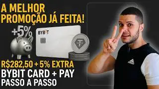 Black Friday Bybit Card + Pay - Como Ganhar Gr&aacute;tis R$282,50 + 5% Cashback