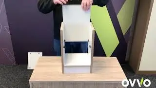 Small Storage Cabinet Assembled Tool-Free | OVVO