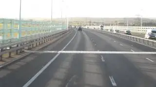 Crossing the border into Wales from England, UK United Kingdom