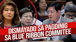 SEN. MARCOLETA AT SEN. IMEE, DISMAYADO SA BLUE RIBBON HEARING SA GHOST FLOOD CONTROL PROJECTS.