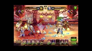 how to fight this defensive team (K'arkh, Aurora, Sebastian, Celeste, Yasmine) part 3 #herowars