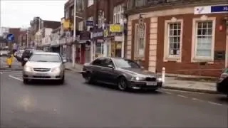MADNESS on Slough High Street (Aventador,R8,C63,H2,etc)