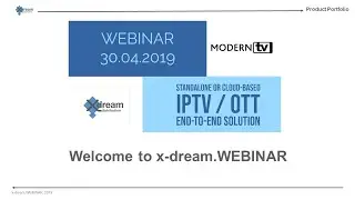 Вебинар ModernTV &mdash; автономное комплексное решение IPTV/OTT