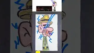 Sprunki 🎵 I Drew City Boy 👮&zwj;♂️ Phase 2 😱 With Water Painting Pen ✍️ Gravity Falls 🌳 #sprunki 🎶