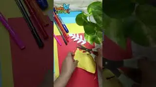 Easy Paper Leaf 🍃 | Simple Nature Craft for Kids
